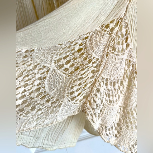 Swing ivory top with crochet inserts size XS, Style & Co. - Picture 10 of 14